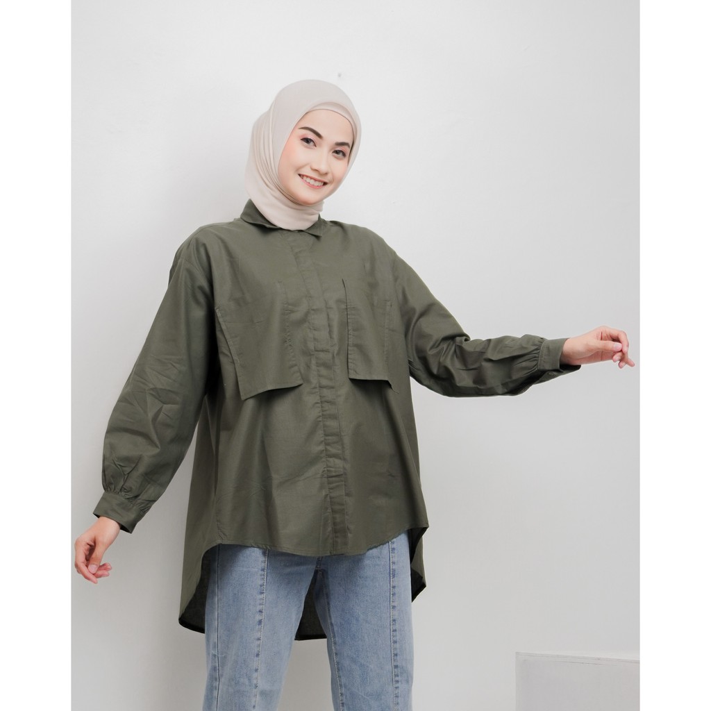 KALINA SHIRT-Olive