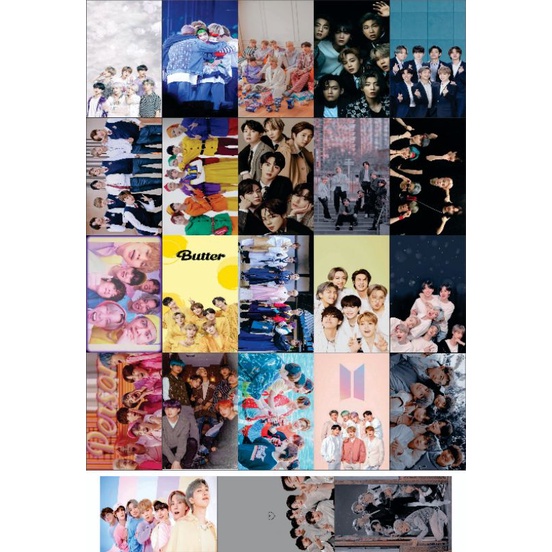 

Cetak Photocarsd All Member BTS | Kertas Tebal (Glossy)