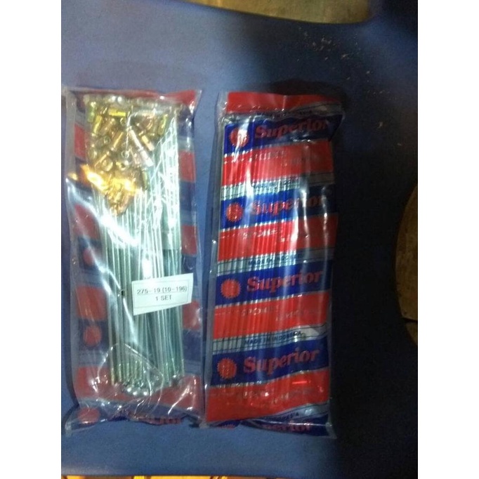 Jari Jari / Spoke Ruji Sepeda Bmx Besar 10G X 196 Mm Ruji Tebal Besar