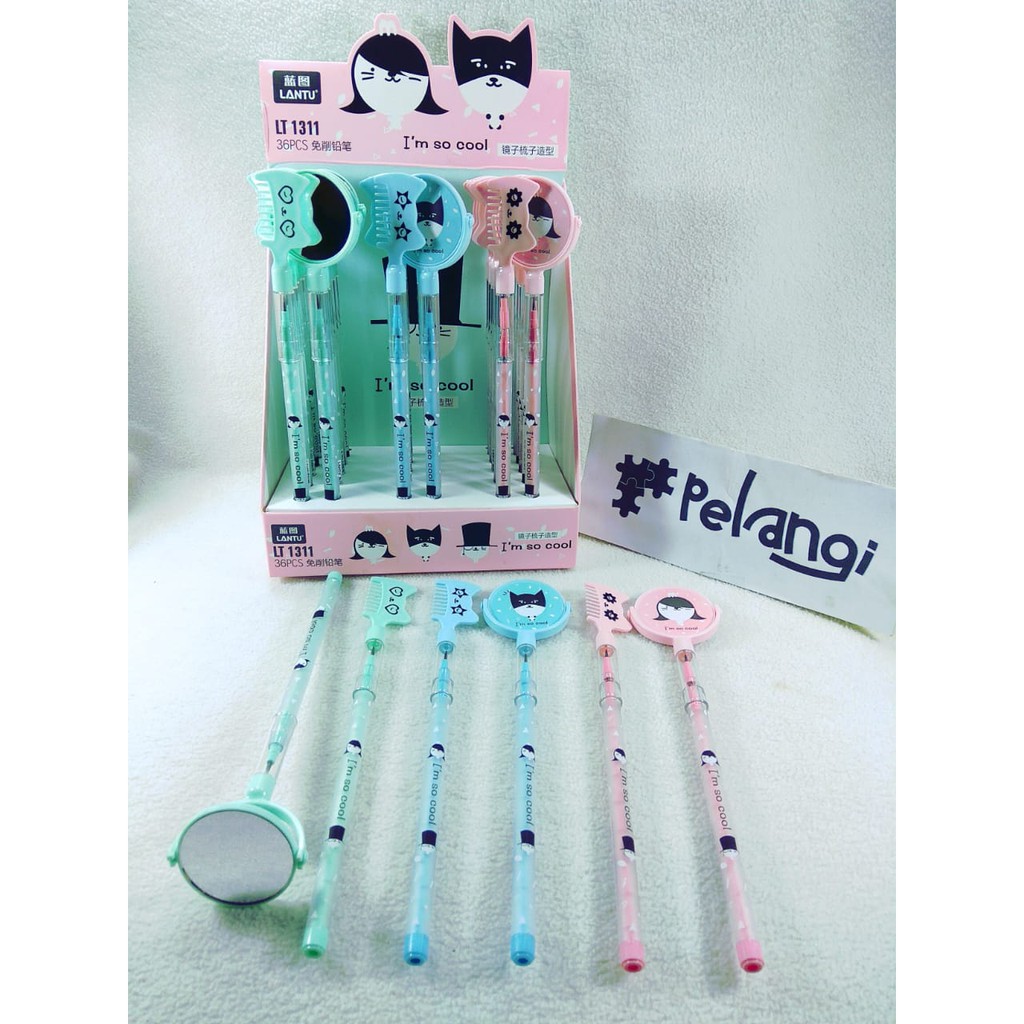 

Pinsil Sambung LT1311 Bentuk Sisir & Cermin isi 6 pcs