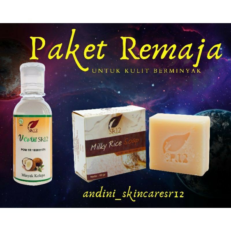 PAKET REMAJA SKINCARE SR12 / UNTUK KULIT BERMINYAK BPOM