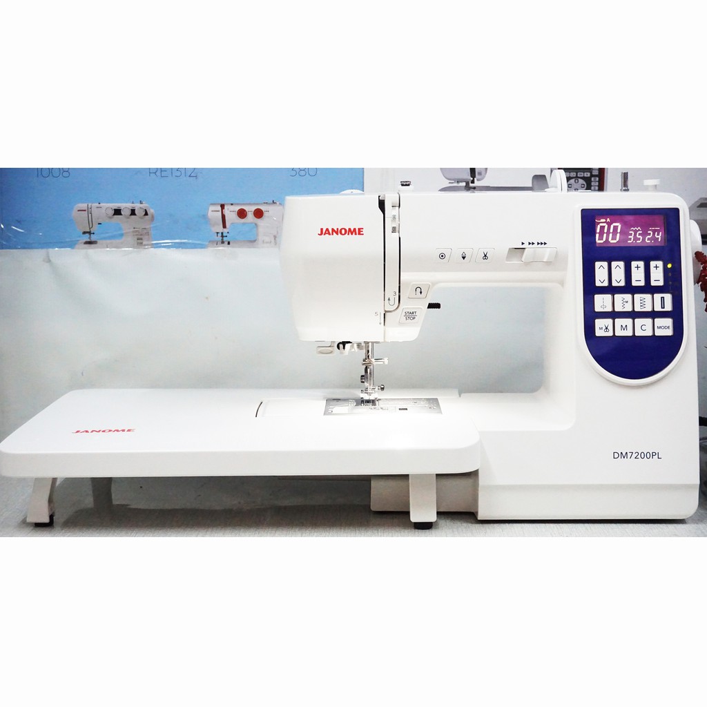 mesin jahit portable merk Janome type DM7200PL - biru tua