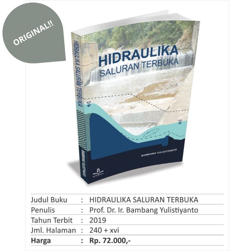 

BUKU TEKNIK SIPIL // HIDRAULIKA SALURAN TERBUKA (ORIGINAL)