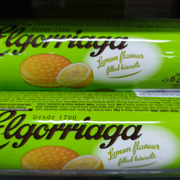 

Biscuits ELGORRIAGA Lemon Flavour 180gram