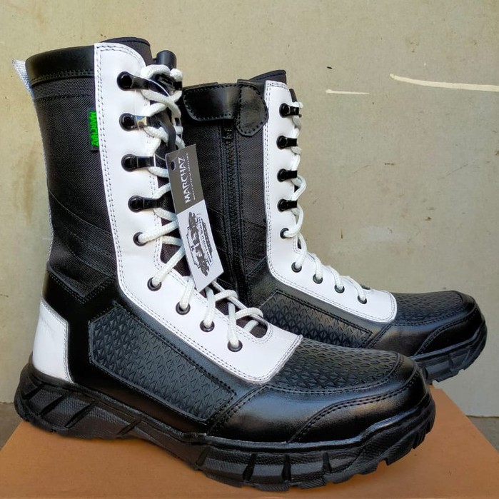 Sepatu Pdl Tali Putar Provos Polri Kulit Asli Sepatu PDL DINAS Tni Polri Security Satpam Boots Pria