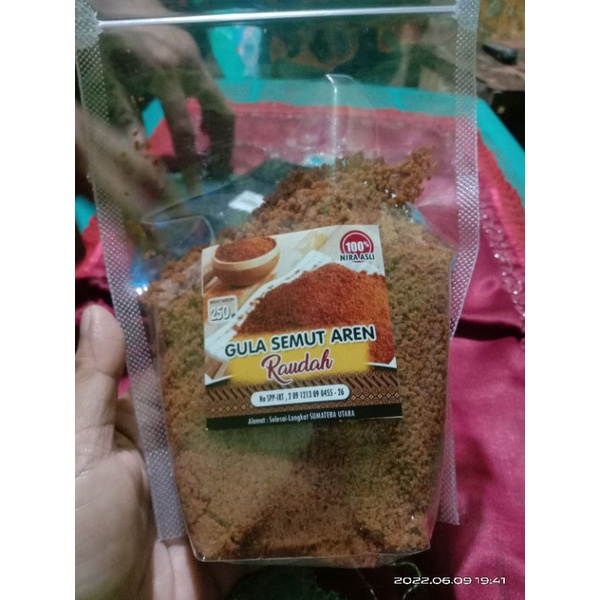 

gula aren bubuk raudah