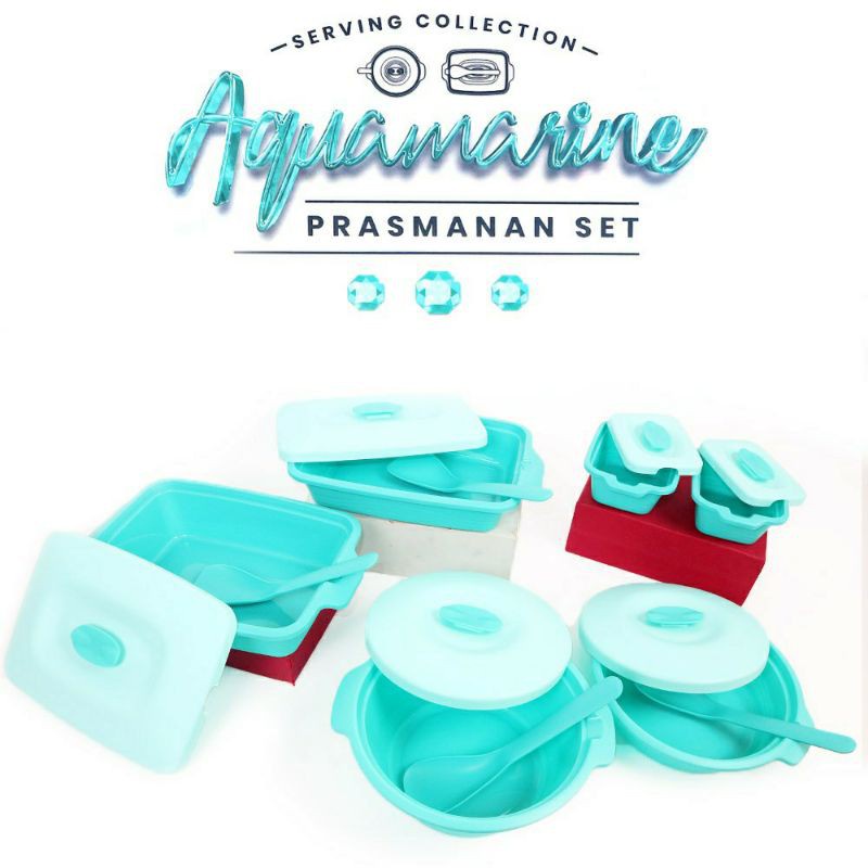 Aquamarine Set / Prasmanan set - Mangkok set - Alat makan set