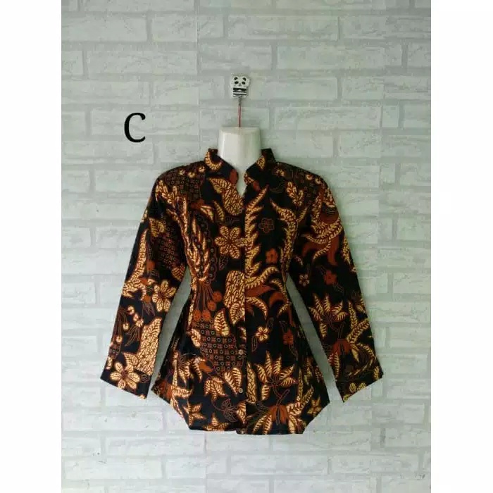 Blouse Batik Jogja/Blouse Kerja/Blouse Jumbo