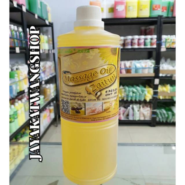 HINDARTO Massage Oil Minyak Pijat 1 L / 1000 ML Zaitun / Relaxing