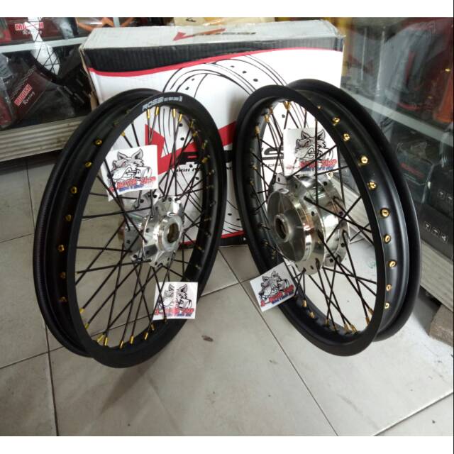 Sepaket Velg Tromol set Jari jari Jupiter Z Lama Vega R Lama Force 1 F1 Zr F1ZR