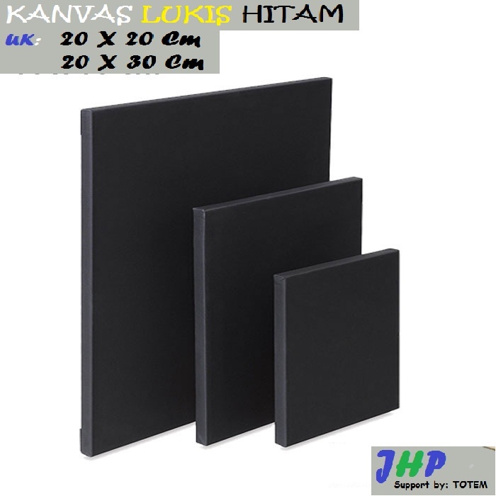 

*JHP* Kanvas Lukis Hitam | Canvas Lukis Hitam Murah Untuk Pemula Siap pakai