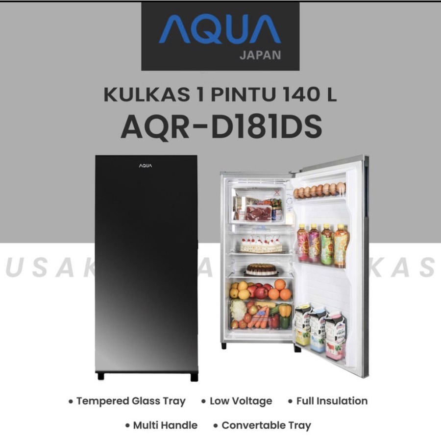 Kulkas AQUA AQR-D181DS