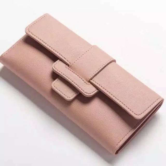 EV- 6017 DOMPET LIPAT KEPANG /DOMPET LIPAT PANJANG WANITA ASLI IMPORT-4
