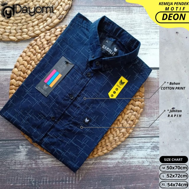 Kemeja Batik Lengan Pendek Sopal Ganteng