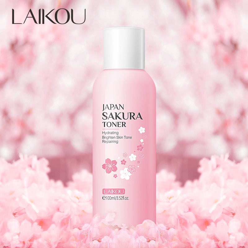 Japanese Cherry Blossom Essence Toner Niacinamide Luminous White Glow Brightening 100ml