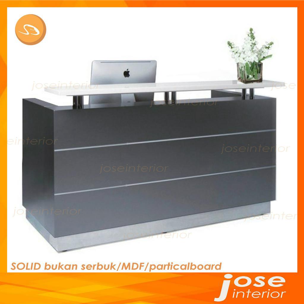 MEJA RESEPSIONIS MINIMALIS MODERN