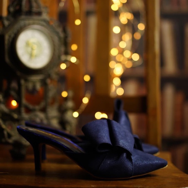 Ittaherl jackie holiday mules naval 60mm