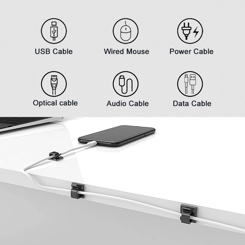 Organizer Kabel Data / Charger Kuat Untuk Meja