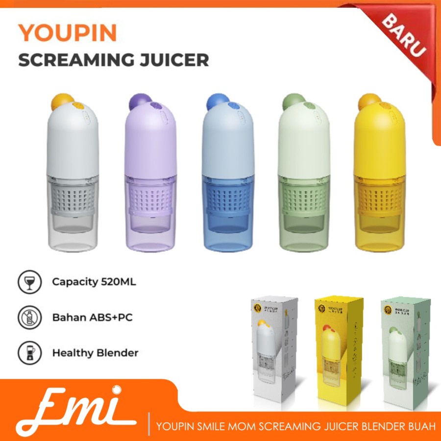 Youpin Smile Mom Screaming Juicer Blender Buah Botol DD3001