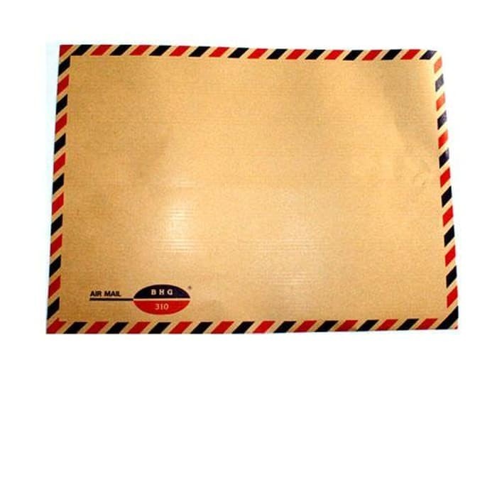 

Amplop Coklat Folio Tali 310 BHG/Amplop Coklat Airmail/Map Coklat Tali