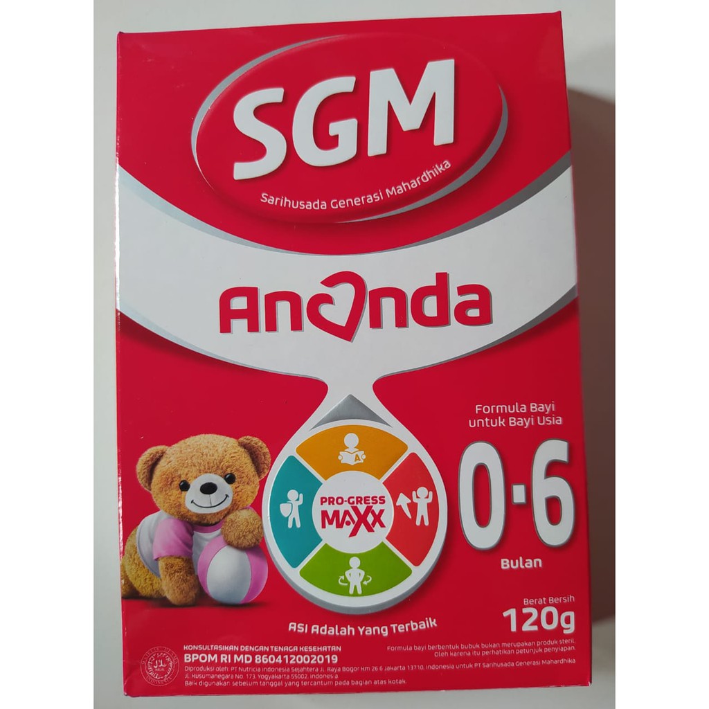 

SGM ANANDA 0-6 BULAN 120 GRAM