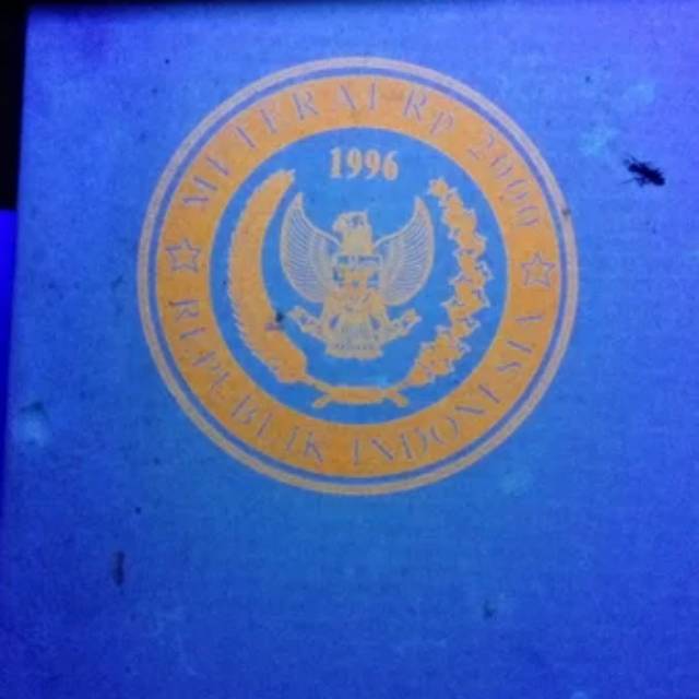 KERTAS SEGEL TAHUN 1996 RP 2000,- single