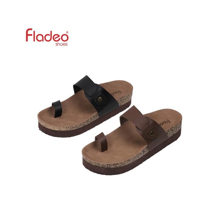 Fladeo B22/LDJ338-3AH/Sendal Jepit Wedges Wanita [ Wedges Flip Flop ]