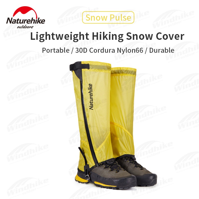 GAITER ULTRALIGHT NATUREHIKE NH21HJ004 COVER CLIMBING GAITER SNOW PENDAKI GUNUNG HIKING WATERPROOF C