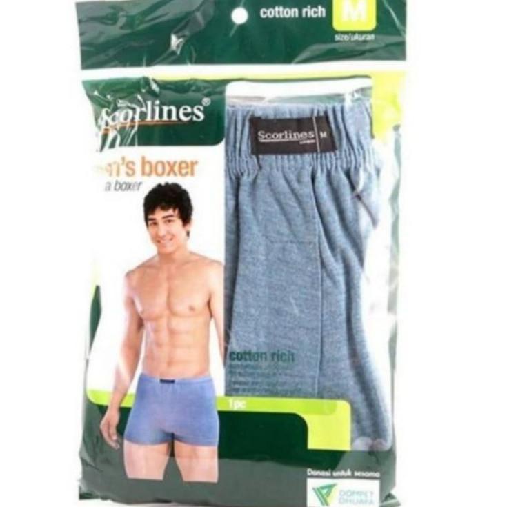 [KODE PRODUK B06TT4394] BEST SELLER - BOXER PRIA SCORELINES ORIGINAL | CELANA PENDEK | CELANA BOXER 