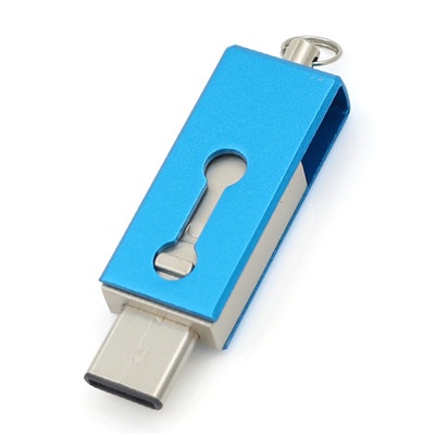 Flash Drive USB 3.0 Tipe c Kapasitas 64GB Kecepatan Tinggi Bahan Metal Untuk Handphone