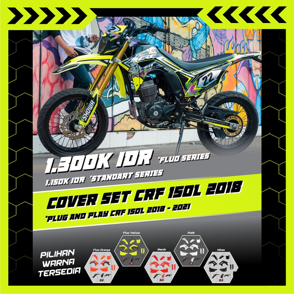 Cover Set CRF 150L PNP 2018 2021 | Cover Trail CRF 150L | Variasi CRF 150L | Aksesoris CRF 150L