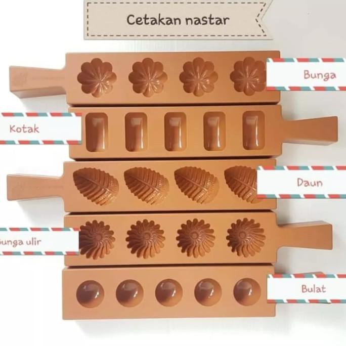 KN007 CETAKAN KUE NASTAR KETOK CETAKAN KUE SETU KUE BANGKIT IMPORT MALAYSIA - KERANG