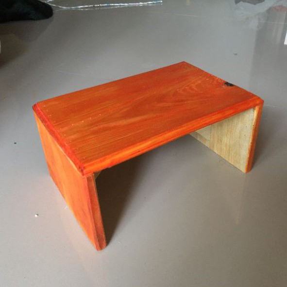 dingklik kursi jongkok kayu / dingklik kayu / kursi kayu / bangku kayu / meja kayu kecil