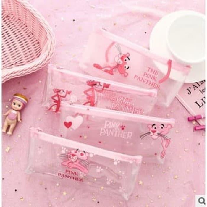 

Promo [PENCIL CASE] Transparan PINK PANTHER Design / Dompet Pensil Berkualitas