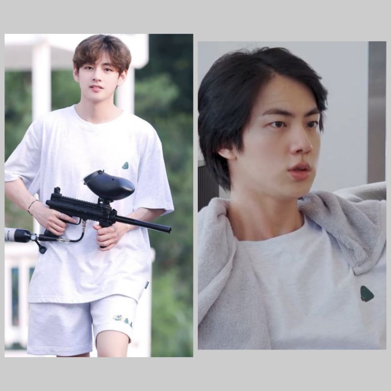 OFFICIAL BTS IN THE SOOP TAEHYUNG  V JIN RM BAJU OUTFIT MELANGE ITS