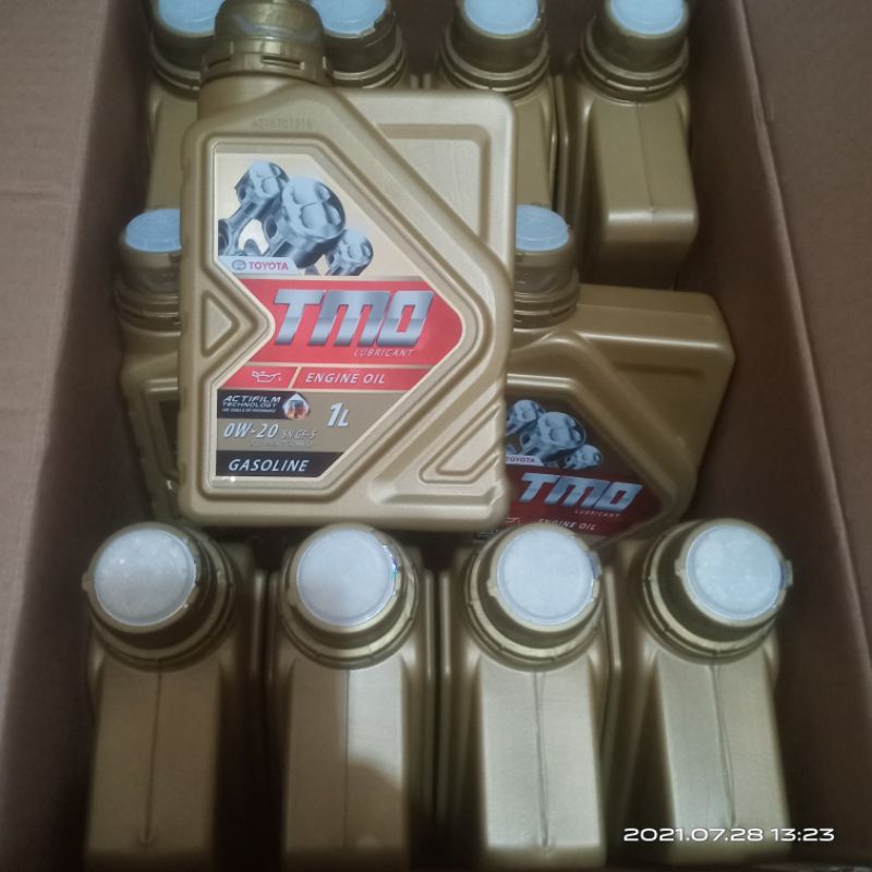 Oli Mesin Mobil Toyota Tmo Gold 0W-20 1 Liter Original