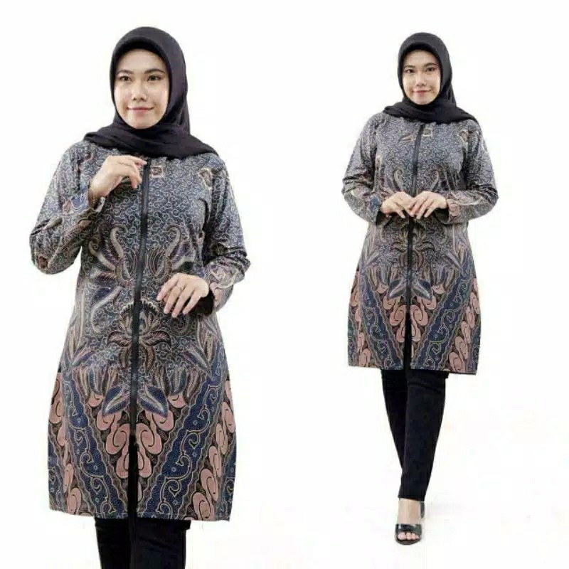 #bayardirumah Tunik Batik Wanita M L Xl Xxl Jumbo