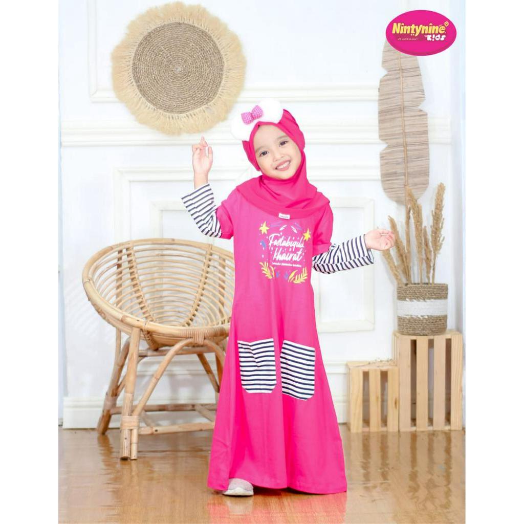 GAMIS ANAK PEREMPUAN CUTE SALUR SERIES USIA 4-10 TAHUN