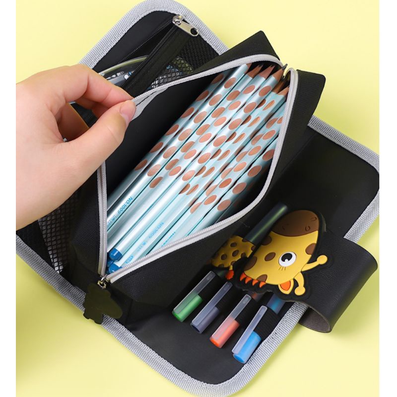 Tempat pensil mirip smiggle kanvas/pencil case