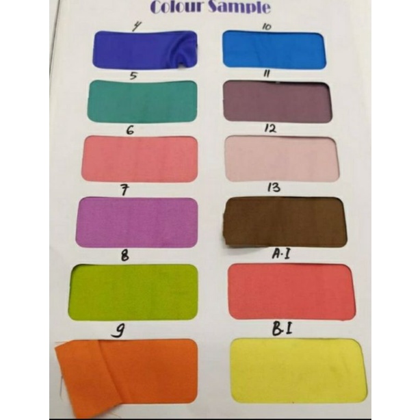 Katun Jepang Polos by Tokai Senko