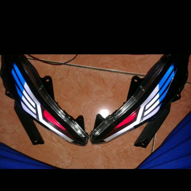 Led audi sen custom all new beat variasi lampu variasi sen