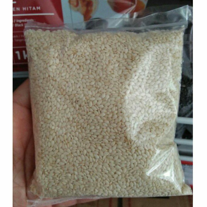 

Biji Wijen Putih 100 gr/Taburan/Topping/Masakan/Mochi/Kue Kering/Makanan Sehat