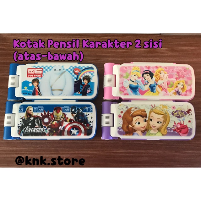 

Kotak Pensil Karakter 2 sisi