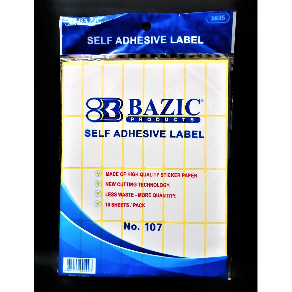 

STIKER LABEL NAMA NO.107 ( 1,8 CM X 5 CM ) NAME STICKER LABEL ISI 10 LBR