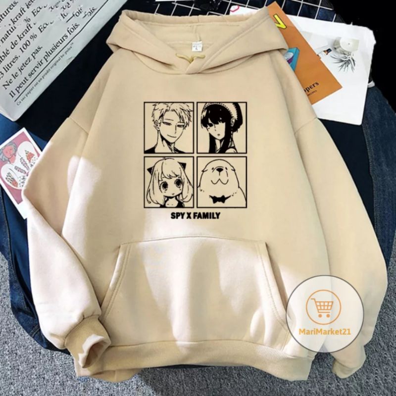 Jaket Jacket Jamper Hoodie Hodie Hodi Hoodi Sweater Switer Sweter Sweatshirt Anime Spy x Family Spyx