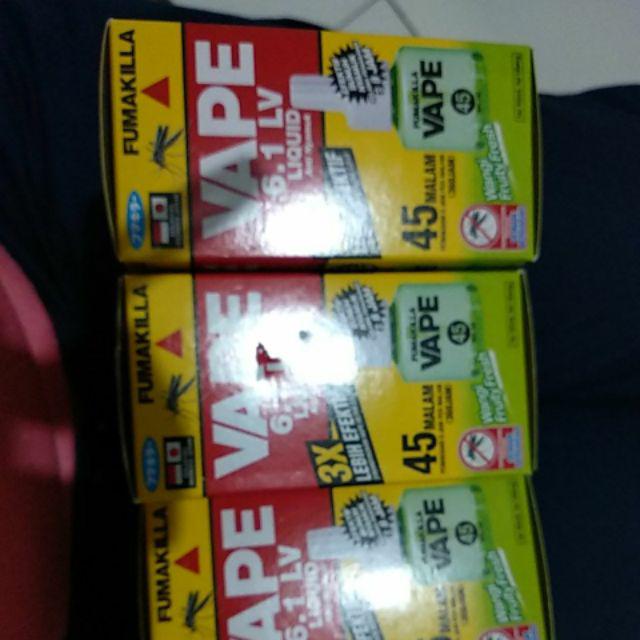 Obat Nyamuk Vape Refill 45 Days | Vape Fumakilla Nyamuk 45