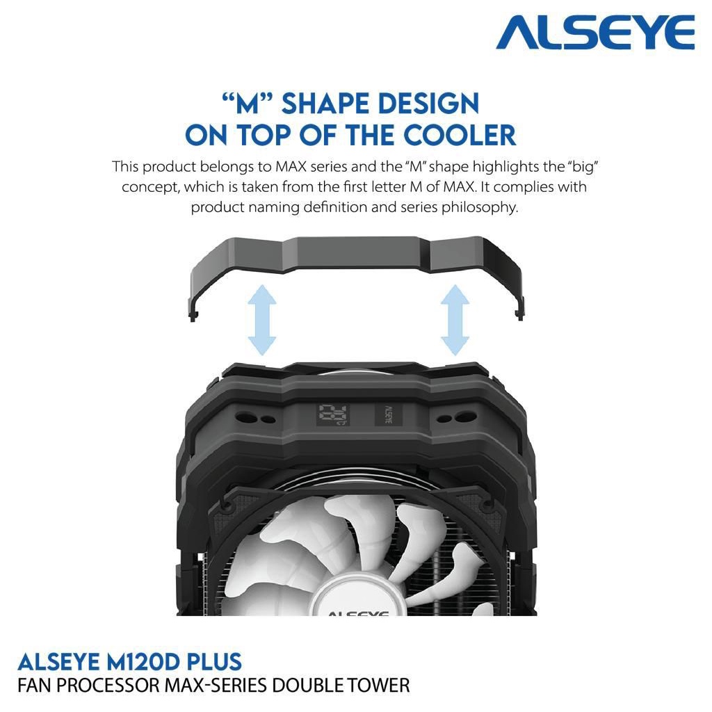 FAN PROCESSOR ALSEYE MAX-SERIES DOUBLE TOWER M120D Plus