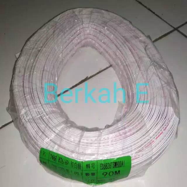 Kabel pita 6 pin 1 roll 90 meter