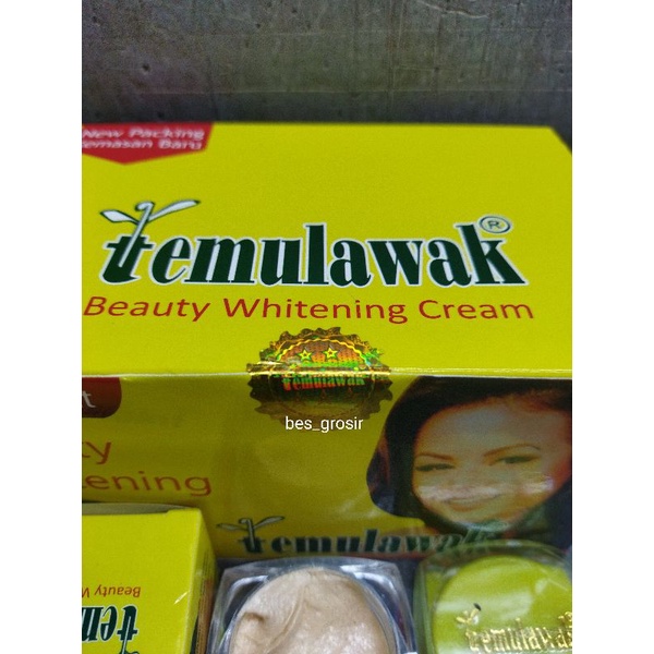 Temulawak pot kaca original ( 12 pcs )