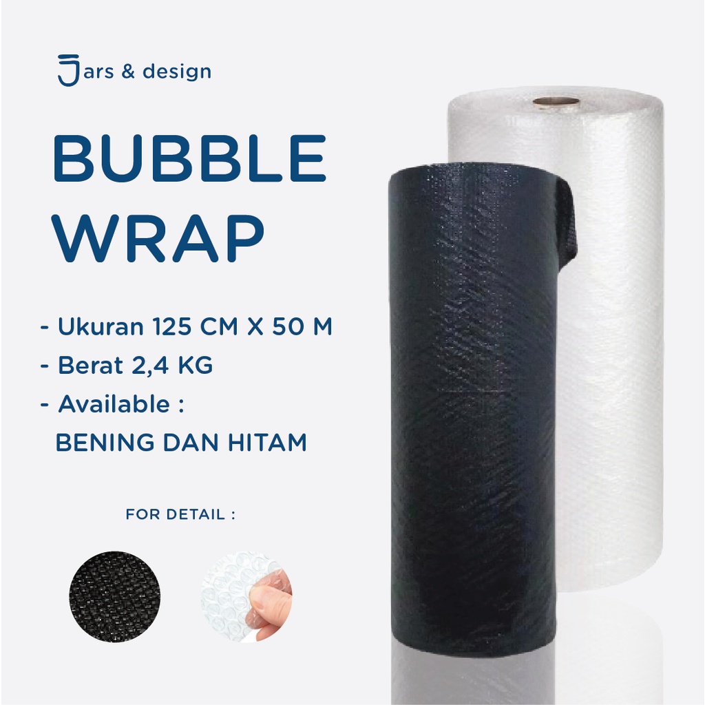 

BUBBLE WRAP 2.4KG UKURAN 50mx125cm